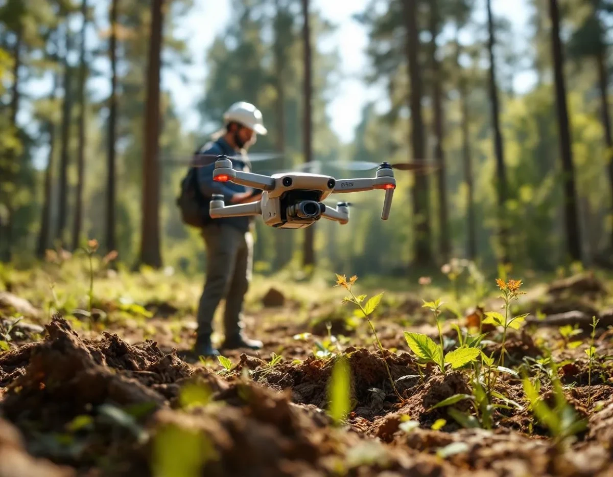 Les microdrones pour la surveillance environnementale