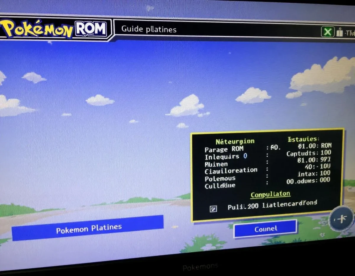 Guide Complet : Téléchargement et Installation de la ROM Pokémon Platine en Français - Étapes Clés et Astuces