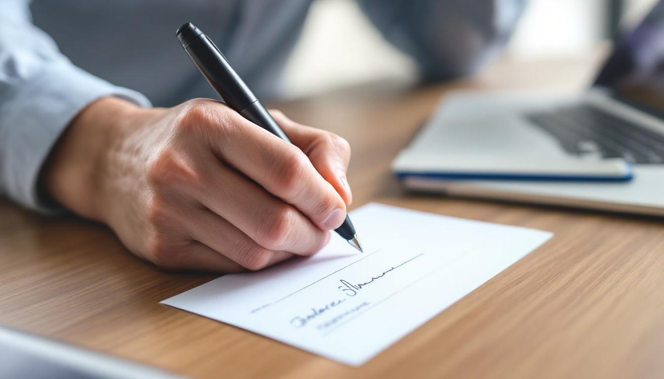 Signature électronique pour endosser un chèque : mode d'emploi